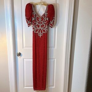 Women’s Fully Beaded Formal Gown